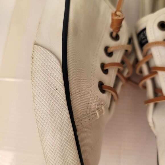Sperry Crest Vibe Top-Sider Memory Foam White/Gold Women’s Sz 6.5 - Picture 12 of 15